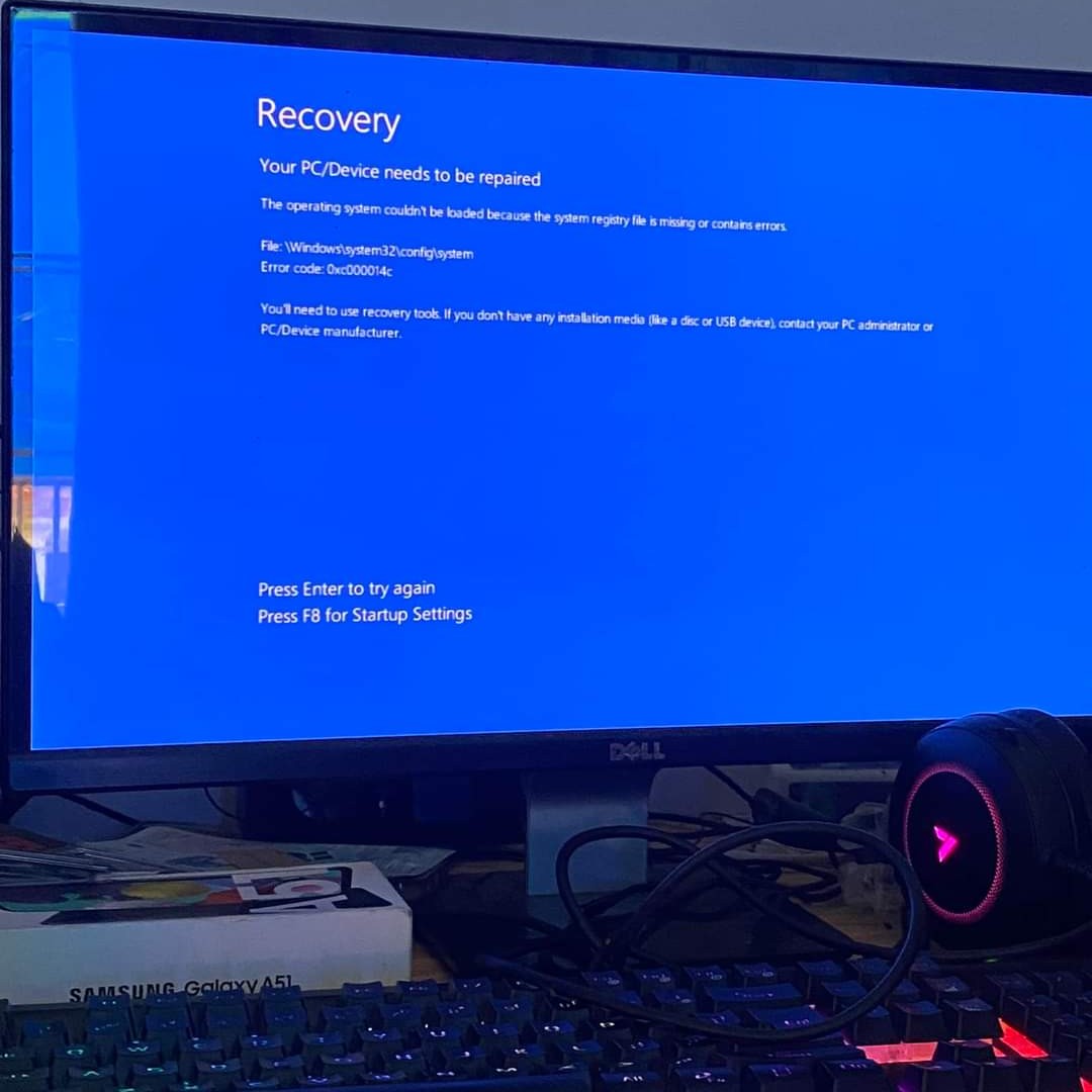 Máy tính bị màn hình xanh