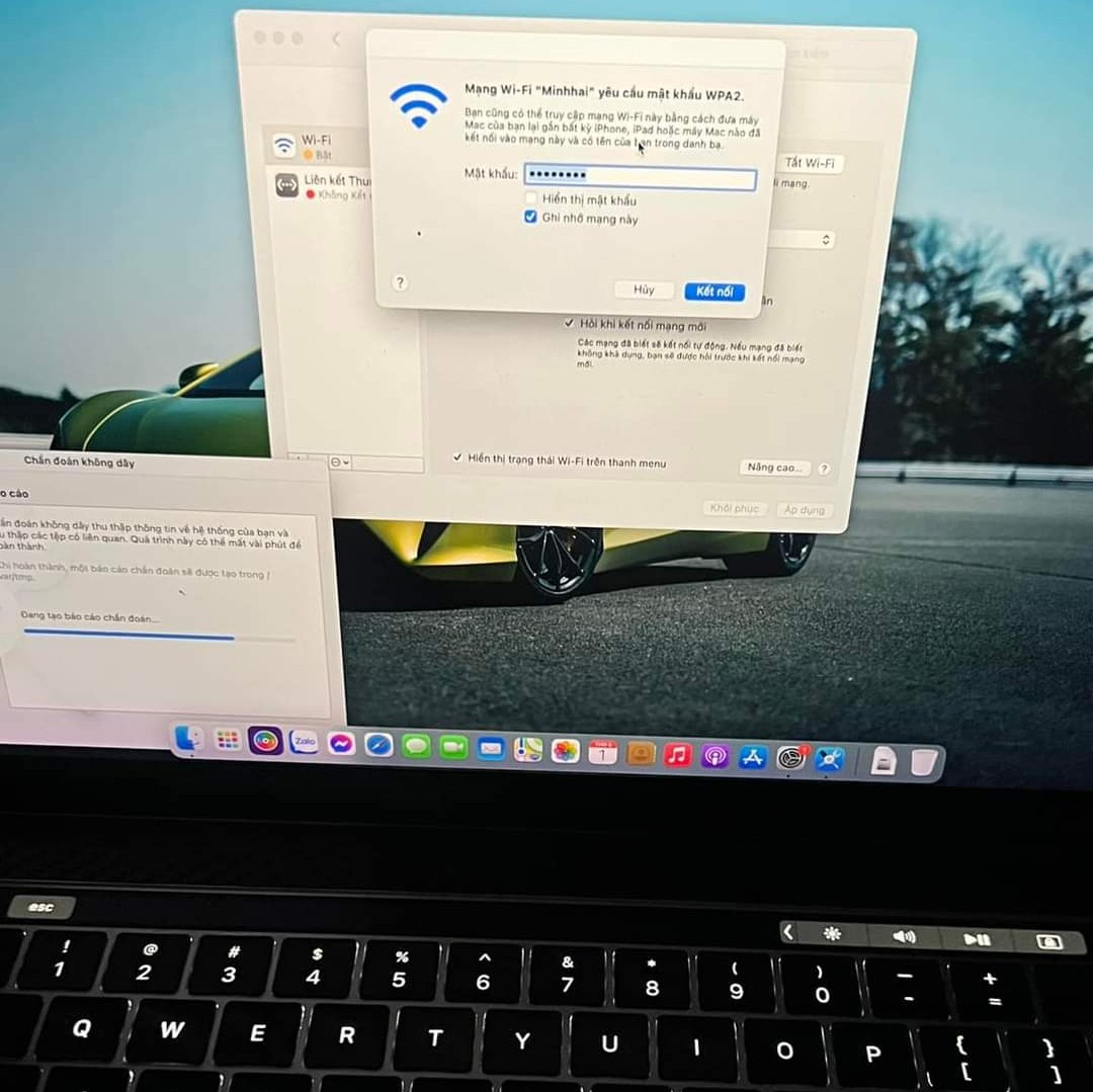 Sửa macbook bị lỗi wifi