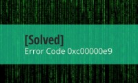 Cách khắc phục mã lỗi 0xc00000e9 trên Windows 10